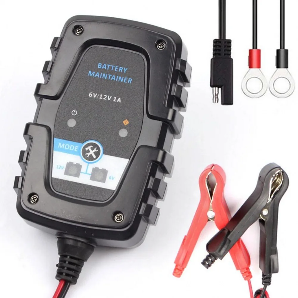 Автоматическое умное зарядное устройство FOXSUR для мотоцикла скутера автомобиля 6