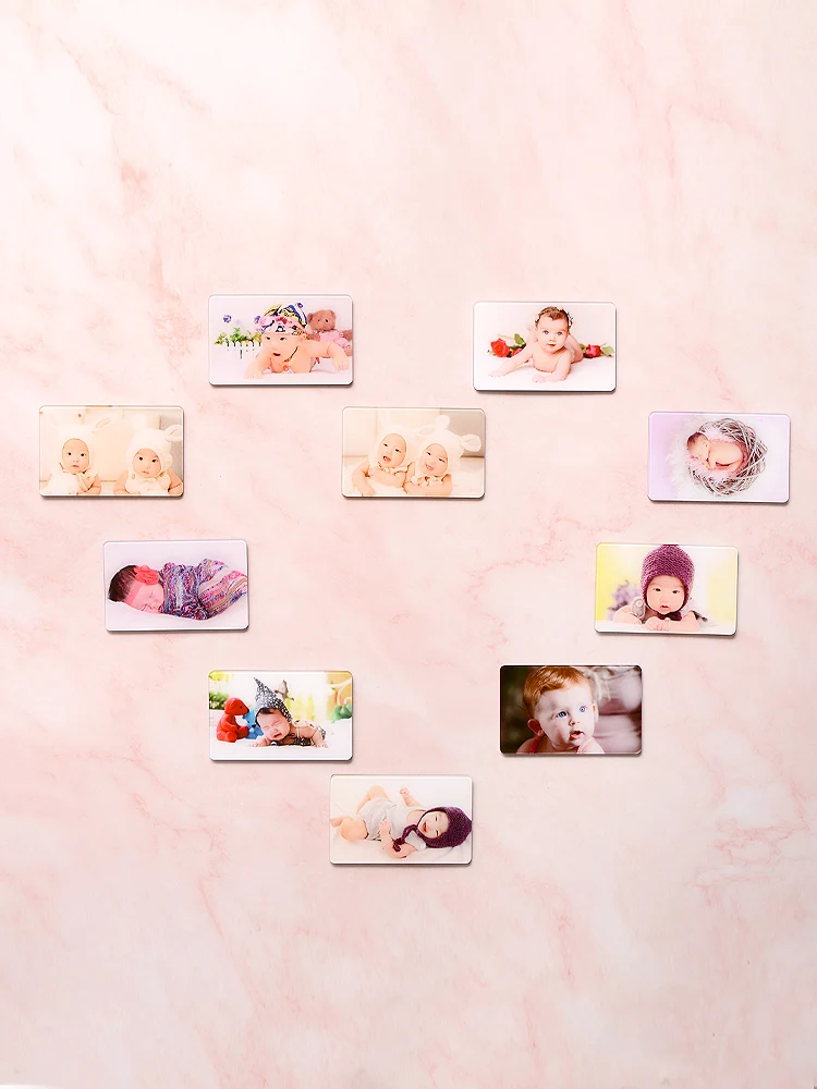 

Магнит на холодильник, 5 шт., фото на заказ, детский день рождения, памятные подарки для детей, семейные подарки, магнитное украшение для холо...