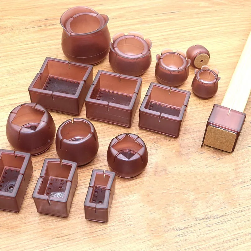 Силиконовые колпачки для ножек мебели Нескользящие Чехлы стола стула шкафа