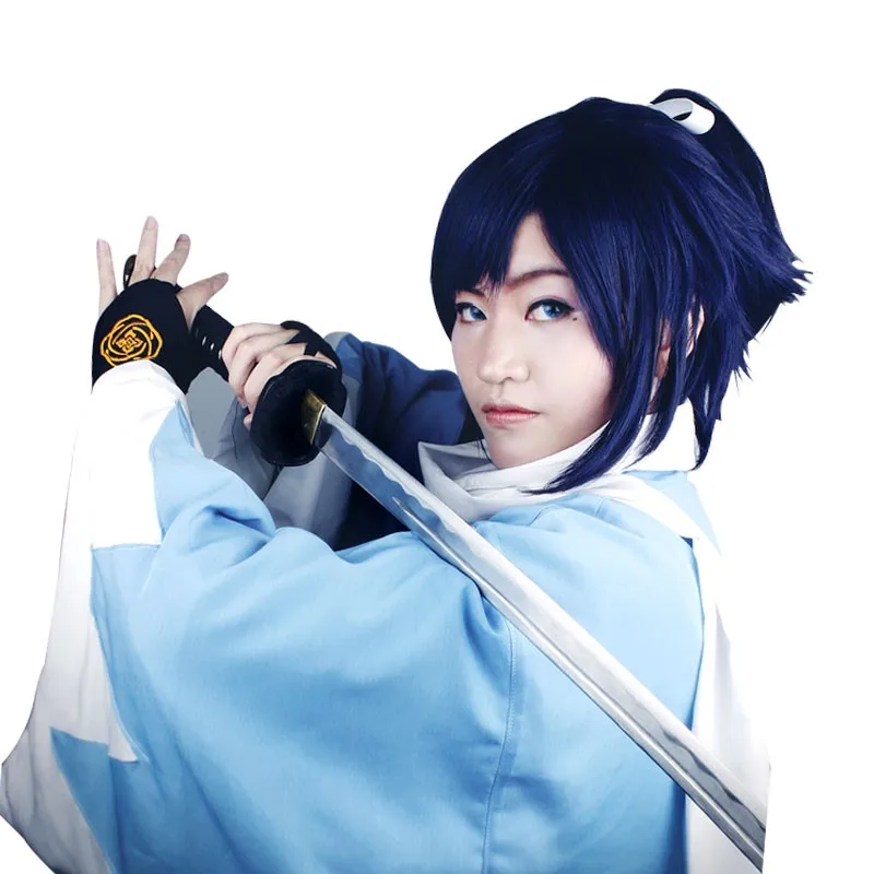 

Touken Ranbu Online Wigs Yamatonokami Yasusada Fudou Yukimitsu and Shinano Toshiro Cosplay Wig Synthetic Hair