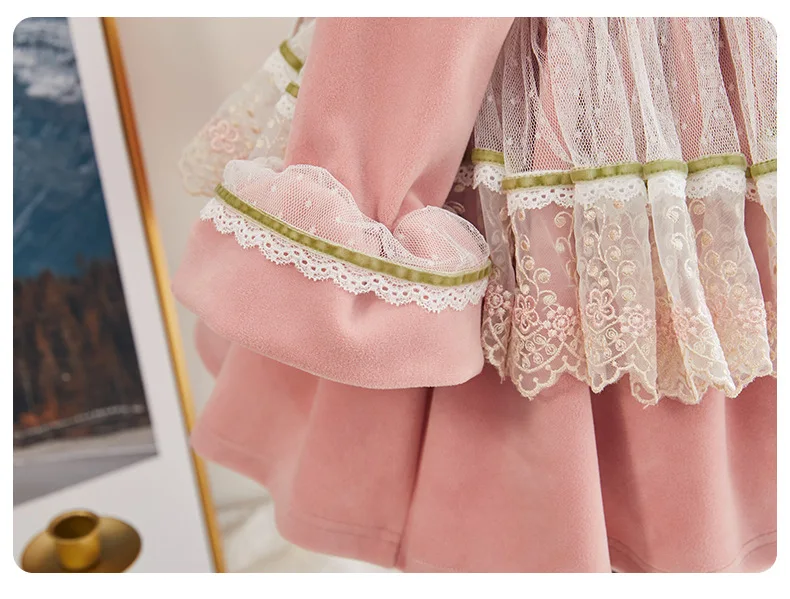 Испанские платья в стиле &quotЛолита&quot для девочек детская бутиковая одежда