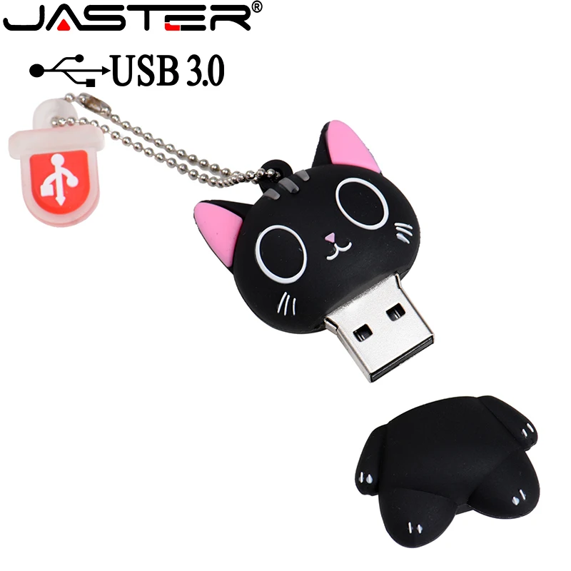 Usb флеш накопитель JASTER в виде мультяшного кота 4 128 ГБ|USB флэш-накопители| |