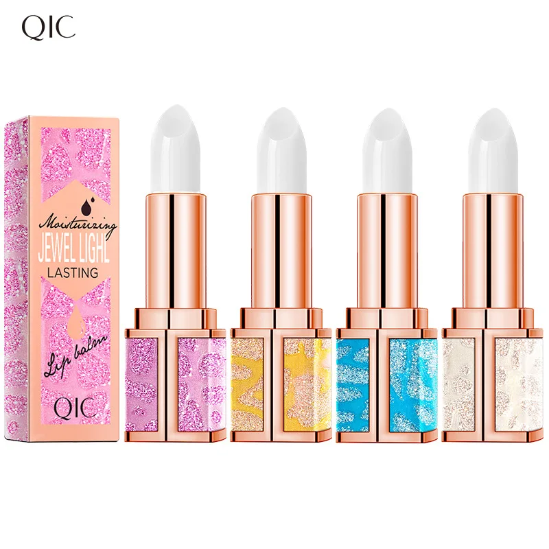 

Cross border beauty QIC colorless Lip Balm Moisturizing and moisturizing lips, lip gloss, lipstick, autumn and winter