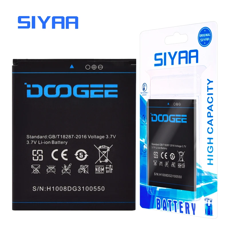 Оригинальный SIYAA B-DG310 Батарея для DOOGEEB DG310 высокое Ёмкость 2000 мАч Замена