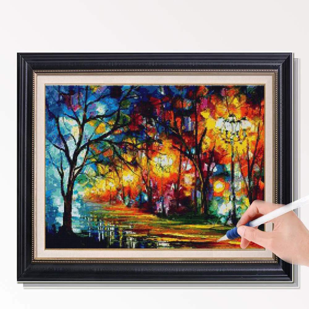 Сельский пейзаж полный 5D сделай сам алмазная живопись рукоделие вышивка крестом