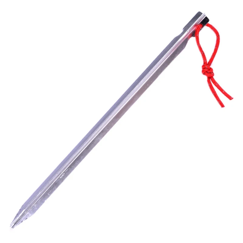 Профессиональные алюминиевые штыри для палаток 23 см с веревкой гвоздиками