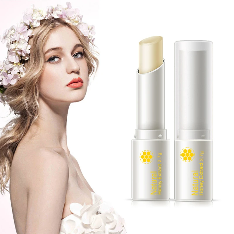 Бальзам для губ с медом авокадо увлажняющий мягкий бальзам бесцветный