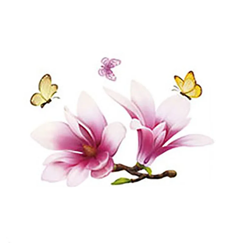 Классический Цветочный стикер для ванной туалета украшение дома шкафа кухни