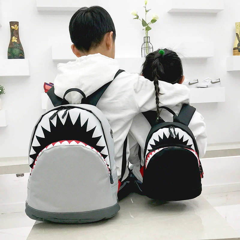 Детские школьные ранцы с 3d-моделями акулы детские рюкзаки для детского сада
