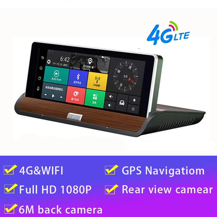 Zhidao Автомобильный видеорегистратор Камера 4G ADAS 7 80 &quotAndroid gps навигатор
