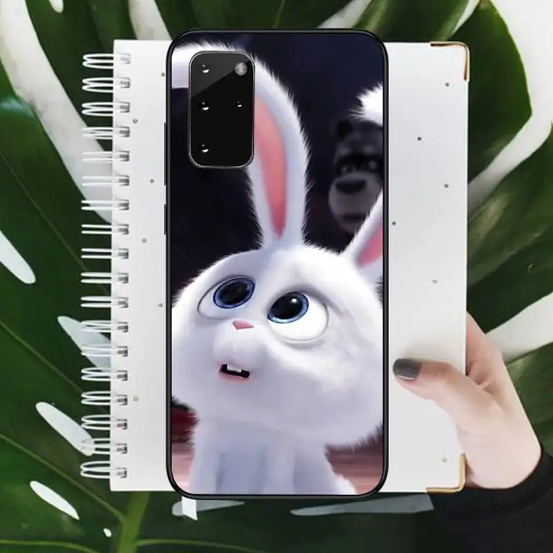 

Cartoon cute white rabbit Phone Case For Samsung S6 S7 edge S8 S9 S10 e plus A10 A50 A70 note8 J7 2017