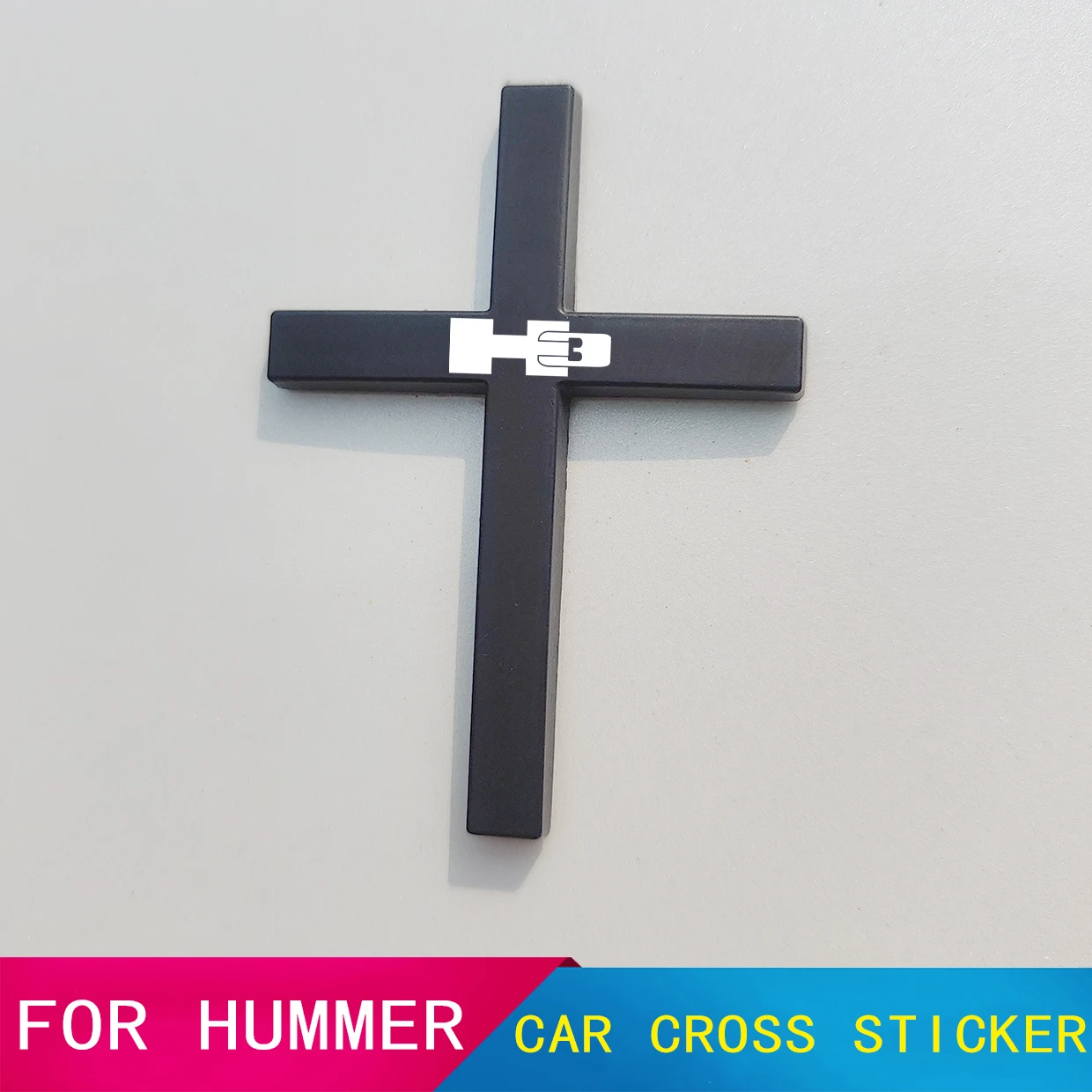 

Car Jesus cross sticker Metal God Christian Cross Side Emblem Sticker For Hummer H1 H2 GMT H2H H2 SUT H3 HEV H3T car accessories