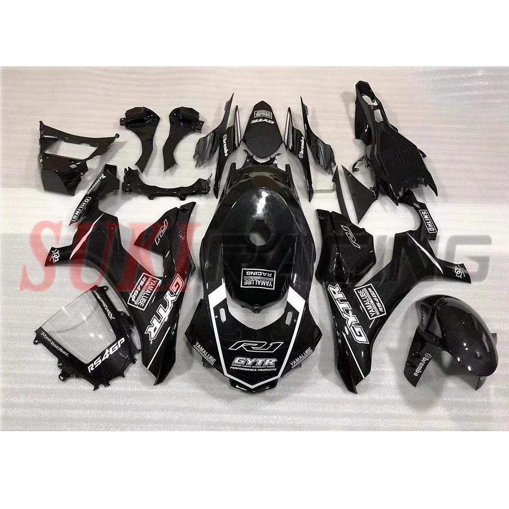 Мотоцикл обтекатель для YZF-R1 2015 2016 2017 2018 2019 углеродного волокна Цвет комплект
