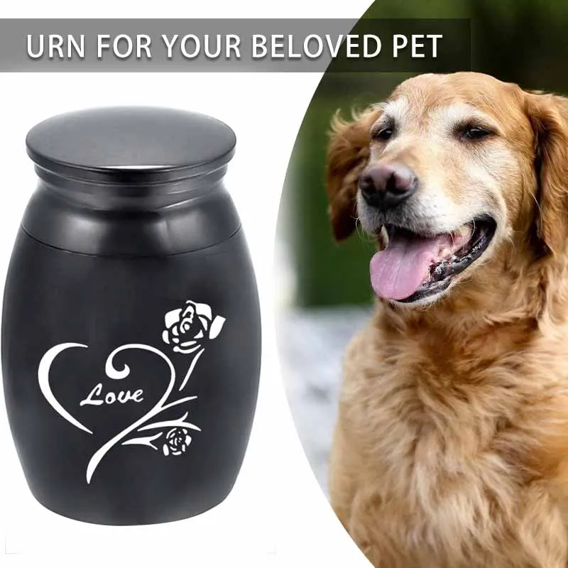 

Pets Urns Dog Cat Birds Mouse Cremation Ashes Urn Keepsake Casket Mini Cremation Urn Souvenir Container Jar Pet Casket Dropship