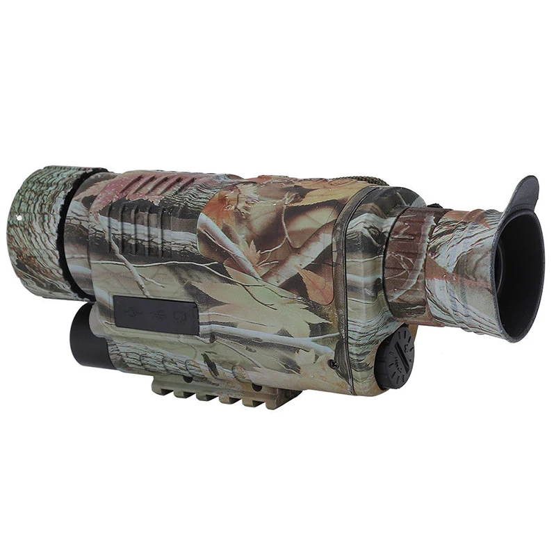 5X42 IR Dual-use Monocular Binoculars Telescopes Scope Hunting Infrared Dark Night Vision monitor digital DV video recording