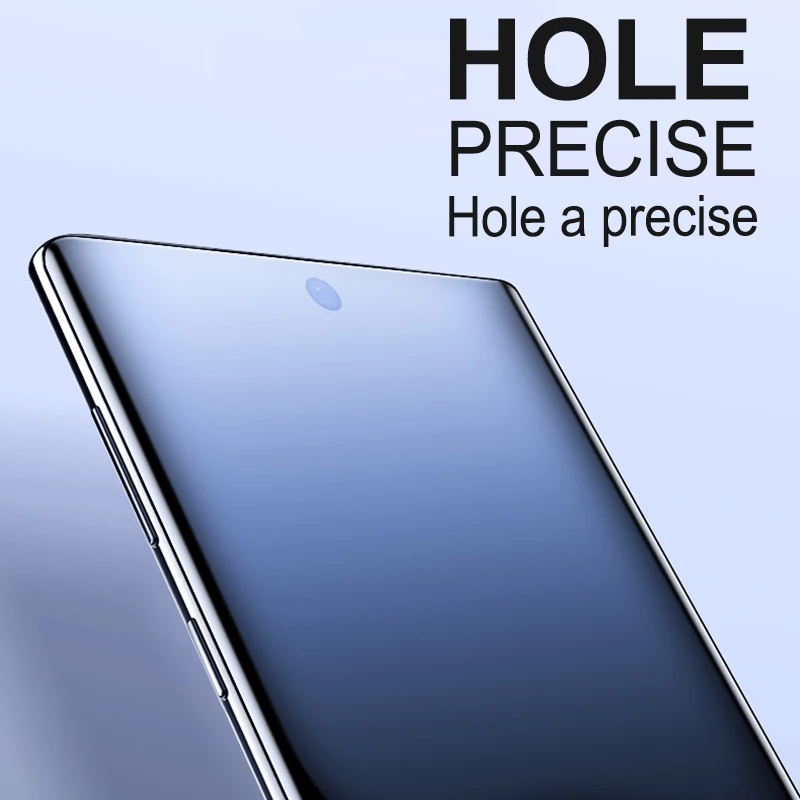 Защитное стекло 21D UV Note 10 Plus для Samsung Galaxy S8 S9 S10 5G 8 9 Full Glue + закаленное