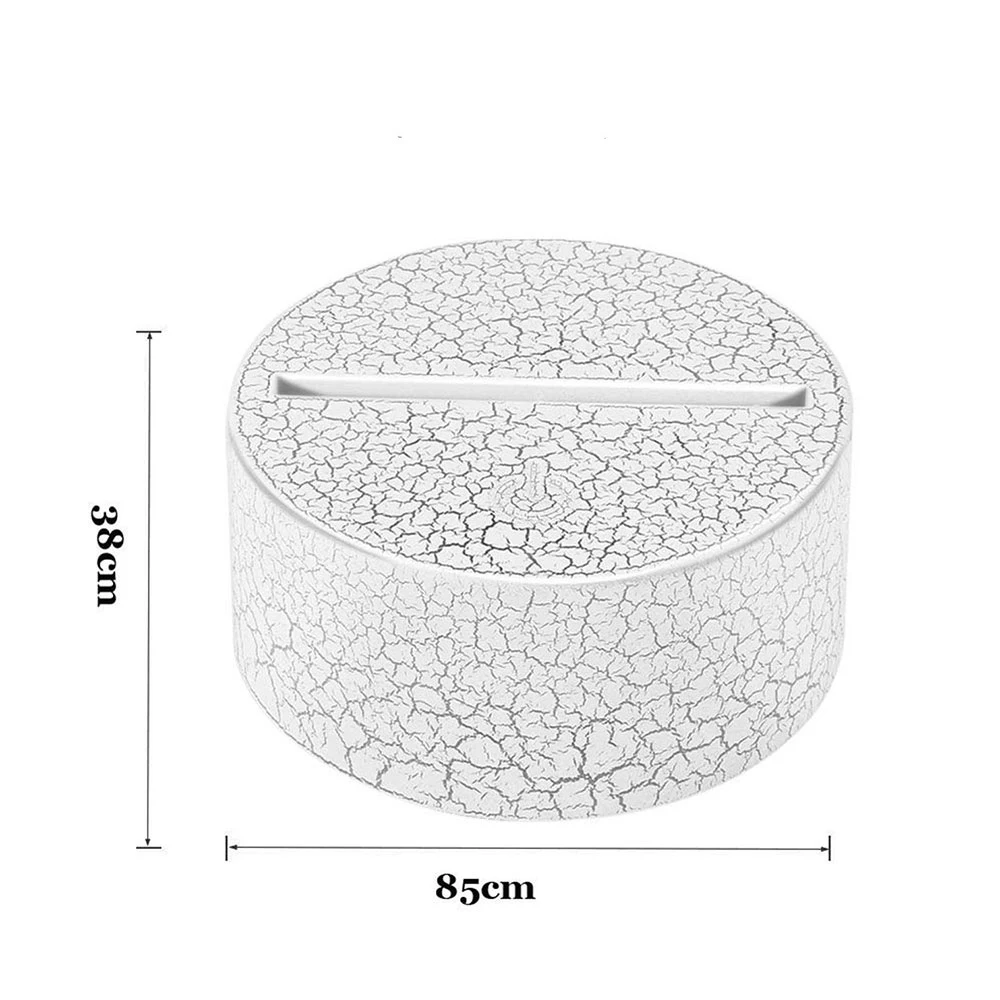 

Новинка 2021, 7-цветный светодиодный ночсветильник 3d с изменяющимся цветом, держатель лампы с Rgb-основанием для иллюзии, 4 мм, акриловый, с сенсорным переключателем, меняющий цвет
