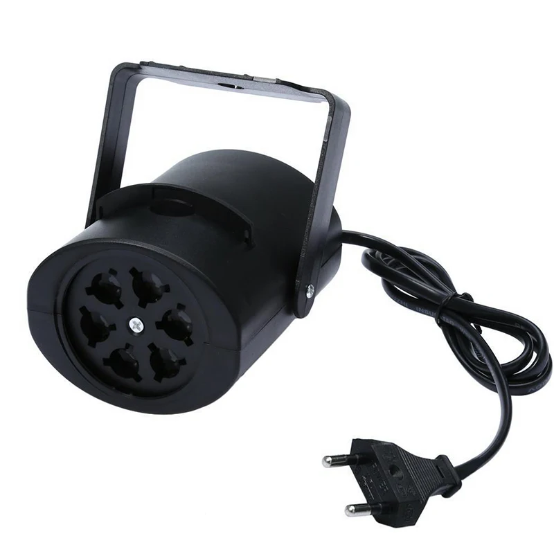 Рождественский светодиодный Снежинка проектор для вечеринки диджейская