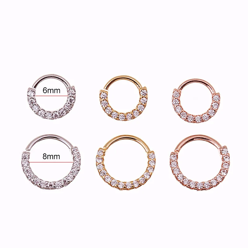 

Nose Piercing Ring Indian Septum Clicker Nose Rings Piercing Body Jewelry Hoops Helix Piercing Ear Cartilage Gifts