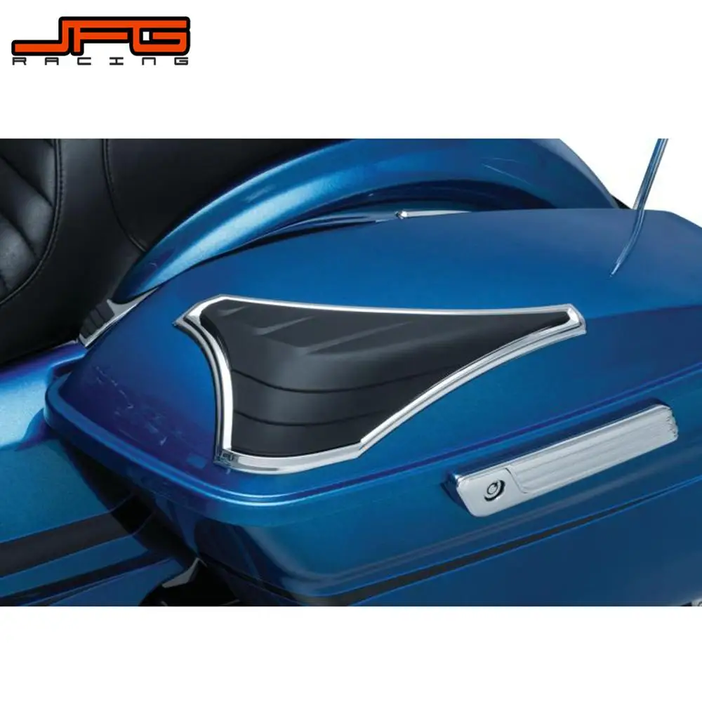 

Motorcycle 2019 New Saddlebag Scuff Protectors For Harley Touring Electra Glide Ultra Classic FLHTCU Road Street Glide