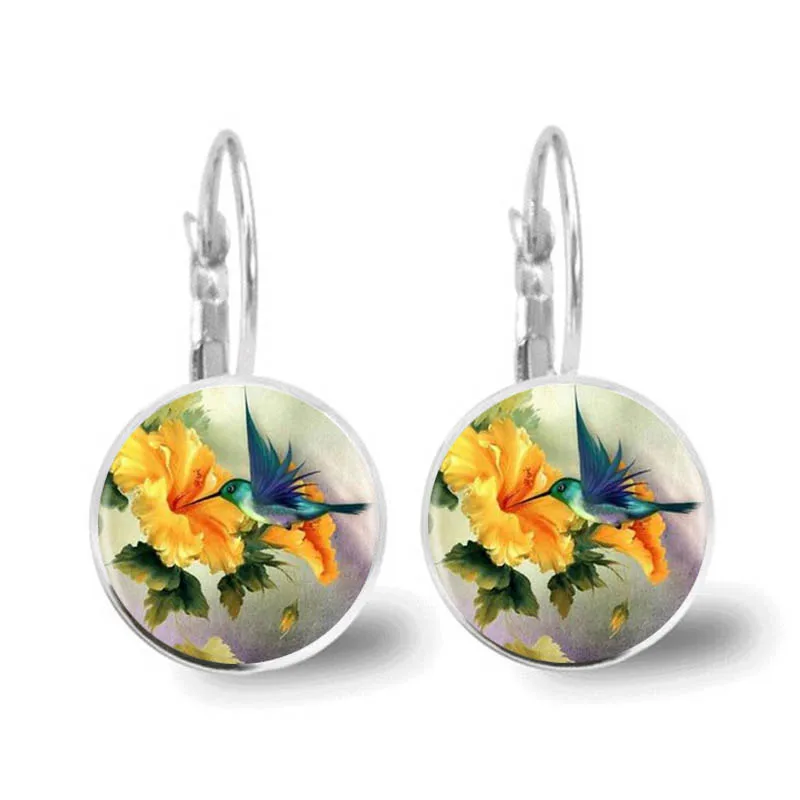 Женские винтажные серьги-гвоздики в виде птиц | Украшения и аксессуары