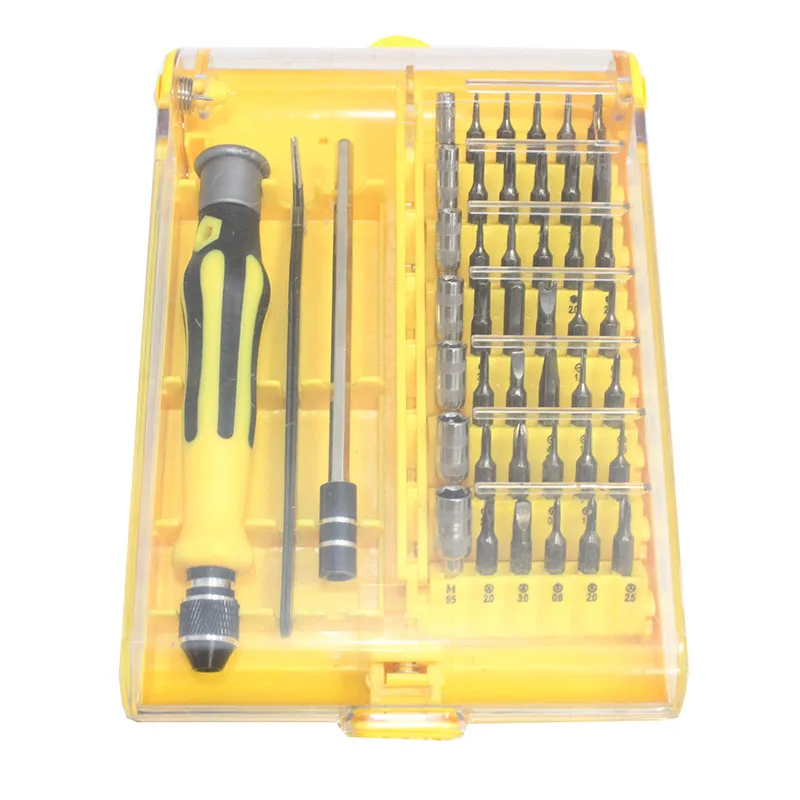 Набор Магнитных отверток 45 в 1 Точная отвертка инструменты с пинцетом|Наборы