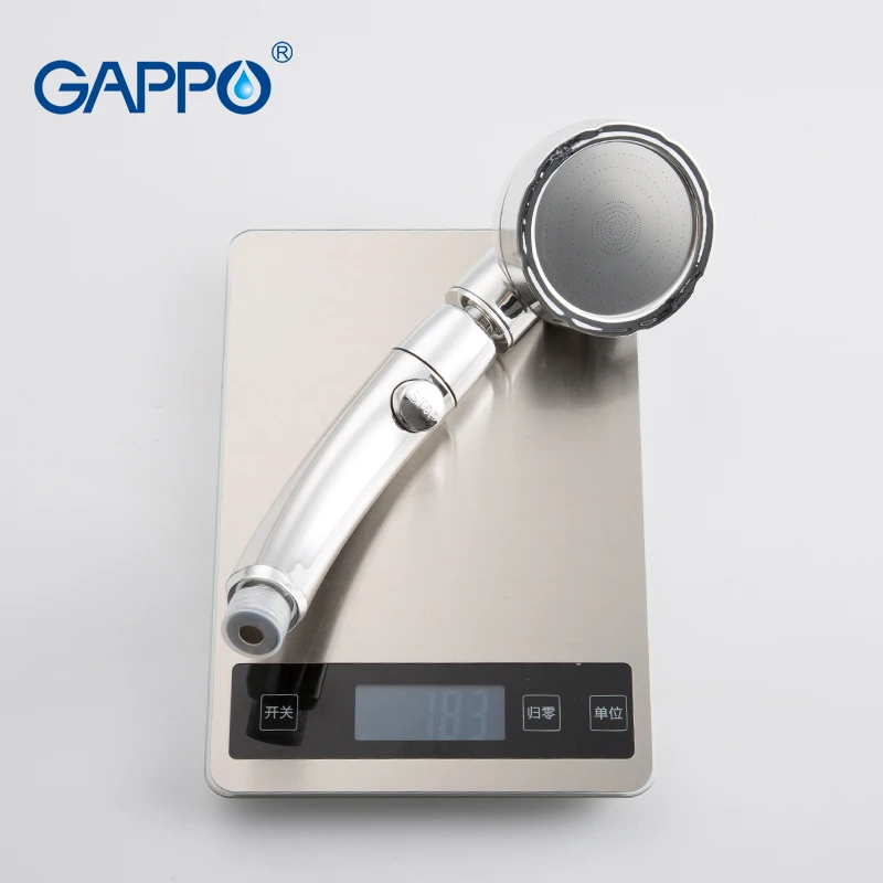 

GAPPO 360 degree rotatable 3 Modes shower head with Water Control Button High-pressure water-saving Rain shower watering head