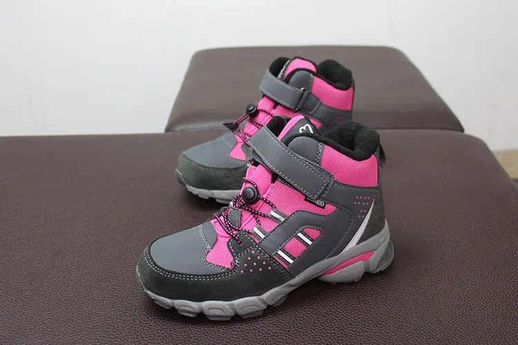 Детская зимняя водонепроницаемая Нескользящая шерстяная подкладка походные