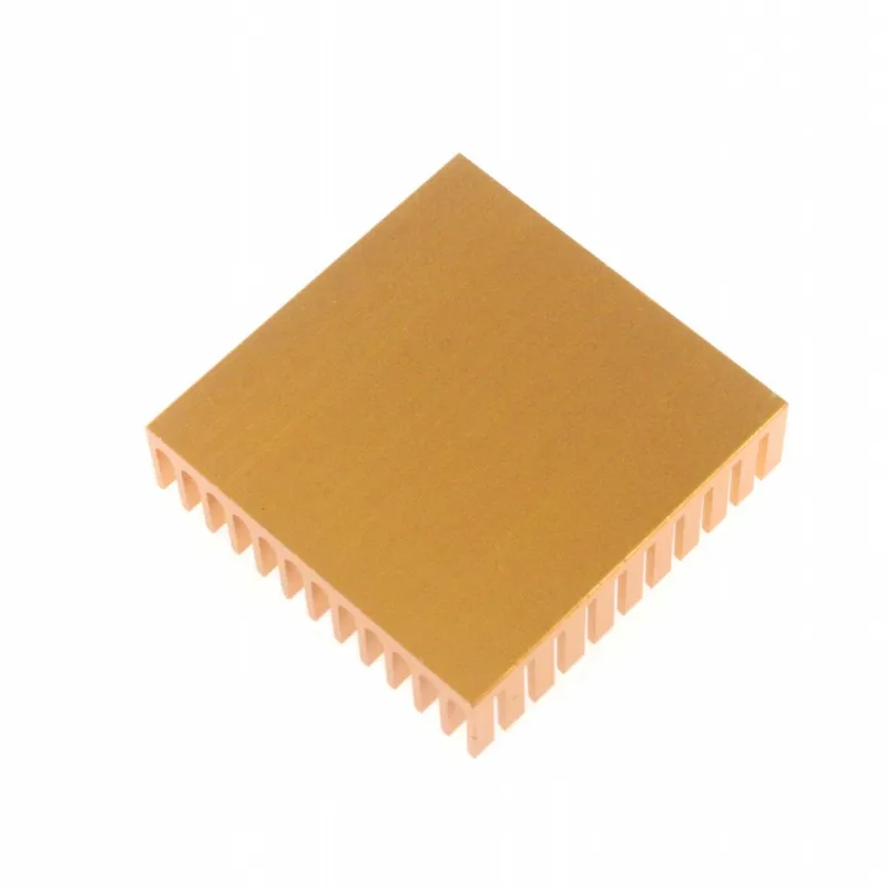 1Pcs Heat sink 40*40*11MM (gold slot) high-performance radiator | Лампы и освещение
