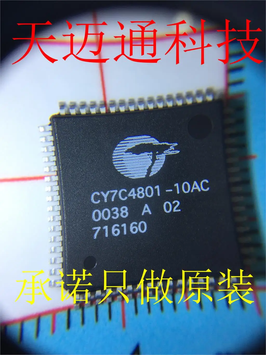 Free shipping  CY7C4801-10AC CY7C4801 QFP64 CYPRESS BOM 10PCS