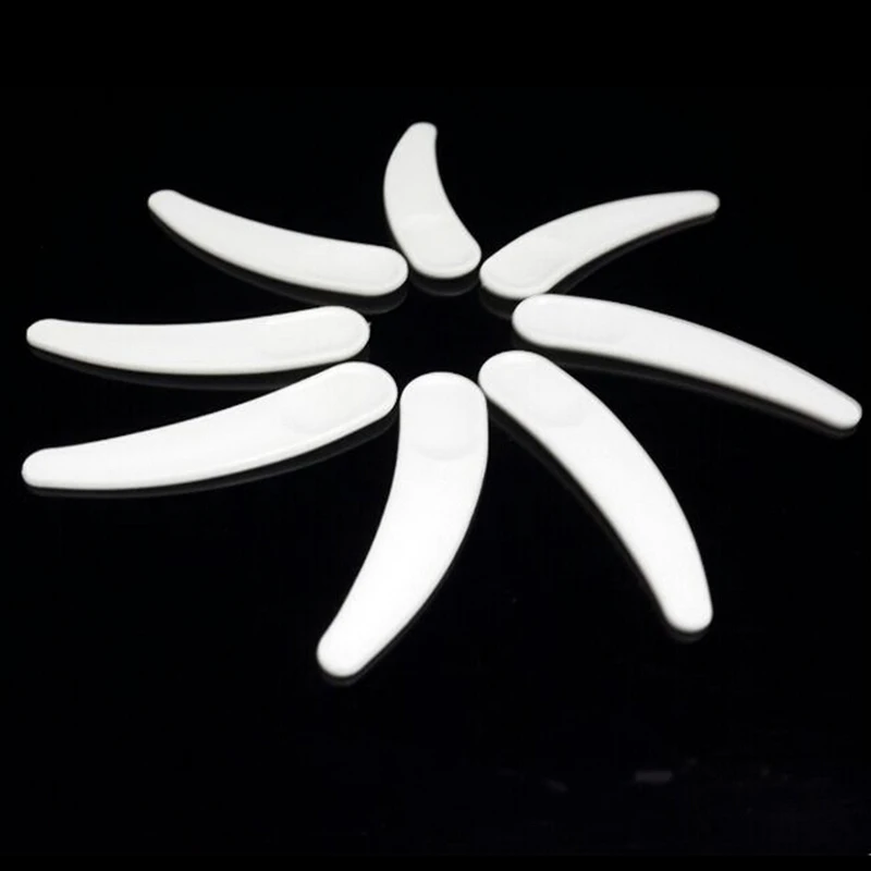 

10 Pcs/50pcs Mini Disposable Cosmetic Spatula Scoop Plastic Spoon Facial Mask Stick Crescent Spoon Make Up Face Accessories