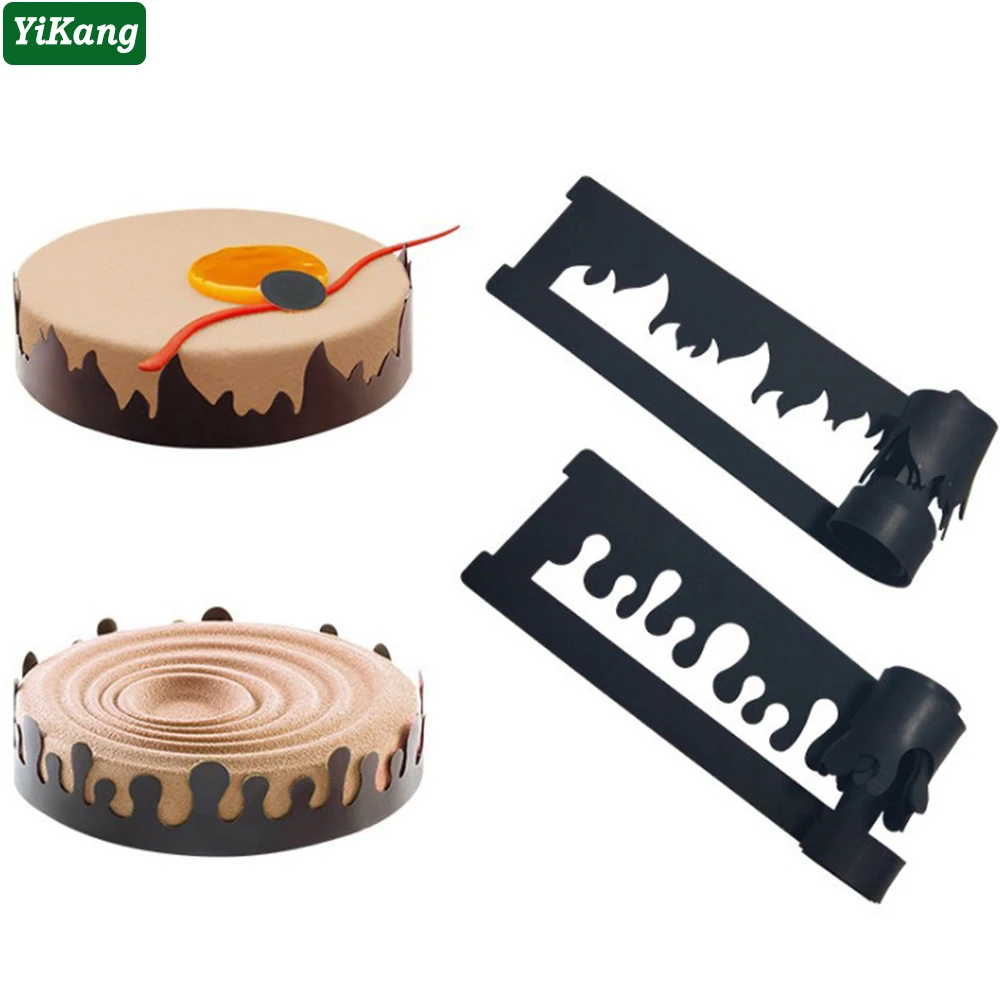 Новейшая кухонная резная форма для украшения торта и мусса боковая инструменты