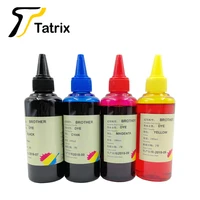 tatrix 4 x 100ml refill ink for brother cartridges dye ink photo ink for brother inkjet printer 100ml per color
