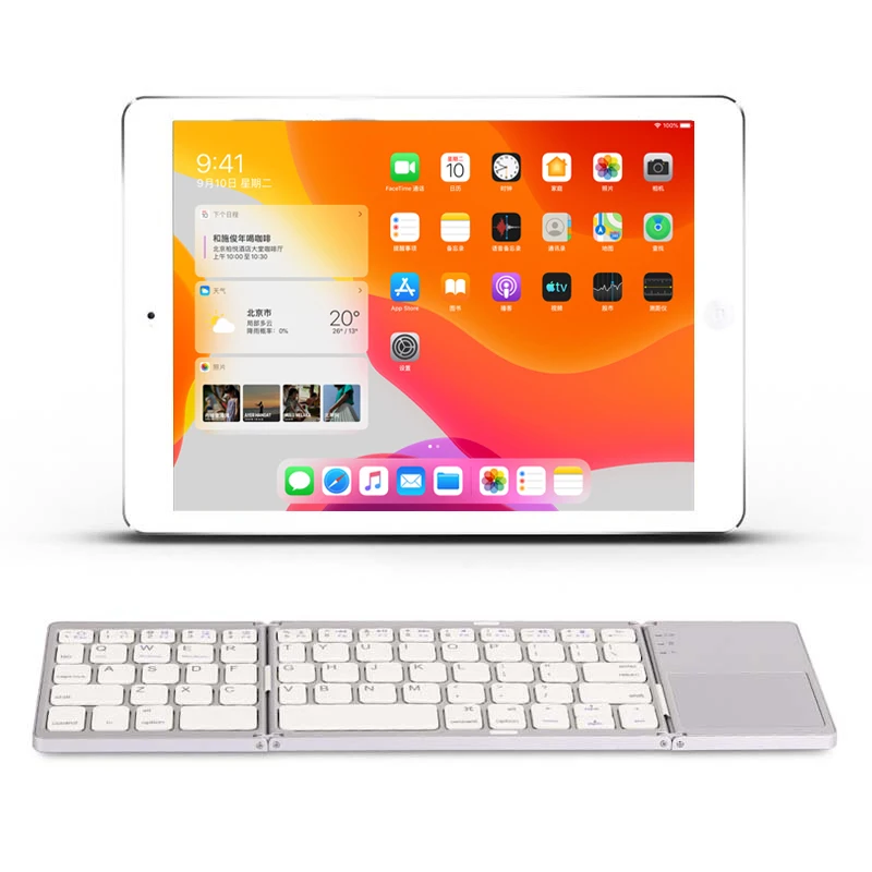 Huwei мини складная клавиатура Bluetooth беспроводная с тачпадом для iPad Pro 11 12 9 дюймов 2018