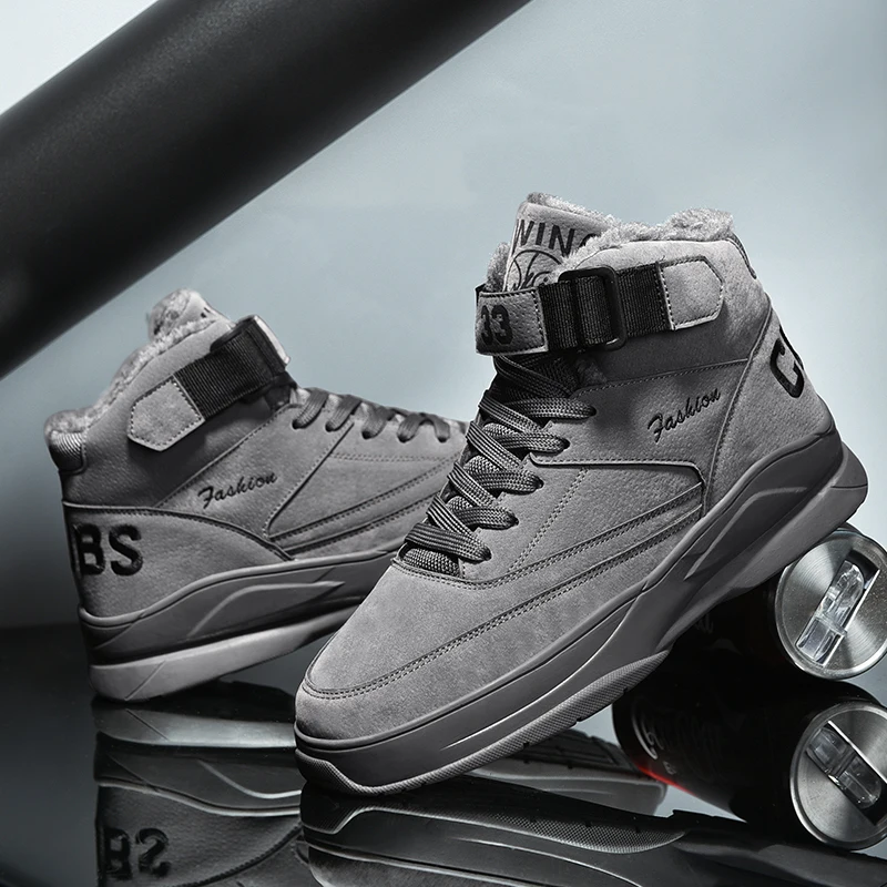 Мужская зимняя теплая обувь мужская повседневная на шнуровке Sapato Tenis Masculino Adulto Buty