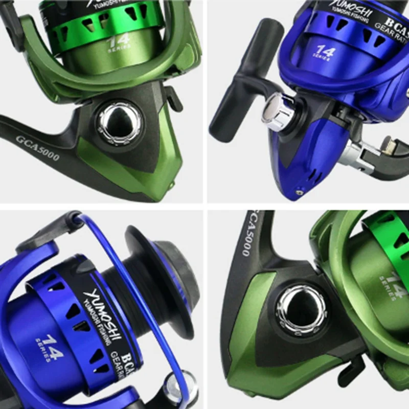 

5.5:1 Fishing Reel Lightweight Pre-Loading Spinning Wheel Supply Accessory Line Capacity 1000-7000 For Lake River Fishing