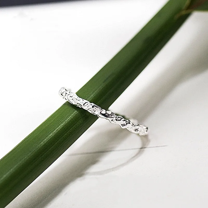 Simple Style Silver Color Round Circle Adjustable Rings For Women Personality Lady Prevent Allergy Retro Fashion jewelry | Украшения и