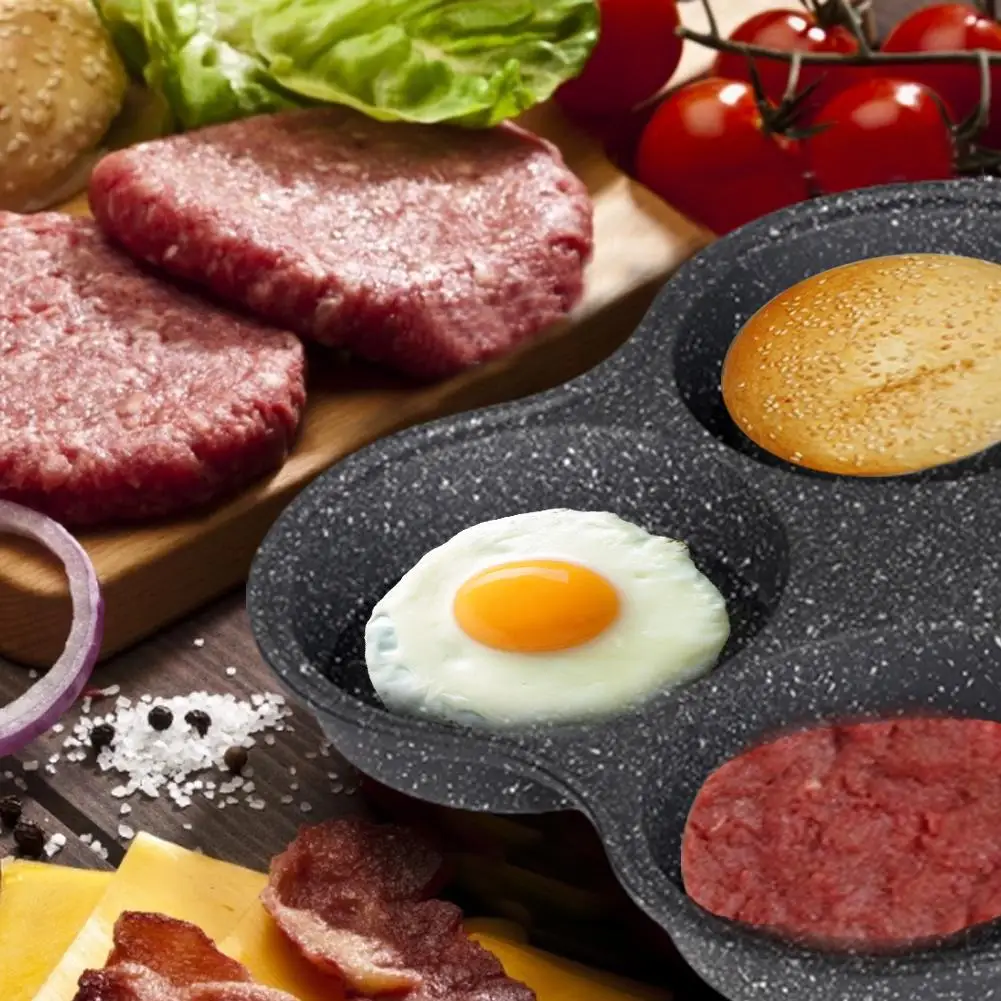 Сковорода для жарки яиц 4 чашки антипригарная сковорода завтрака | Дом и сад