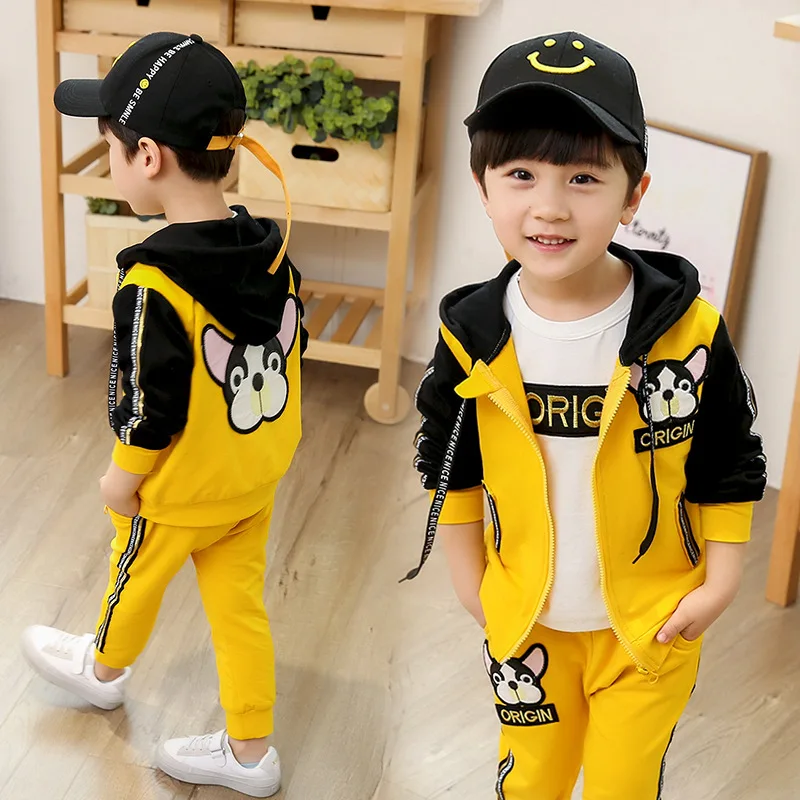 

Rainbow Spring Autumn Children's Clothes Set Baby Boys Coat + Pants 2pcs/Set Kids Costume Teenage Girl Clothing High Quality