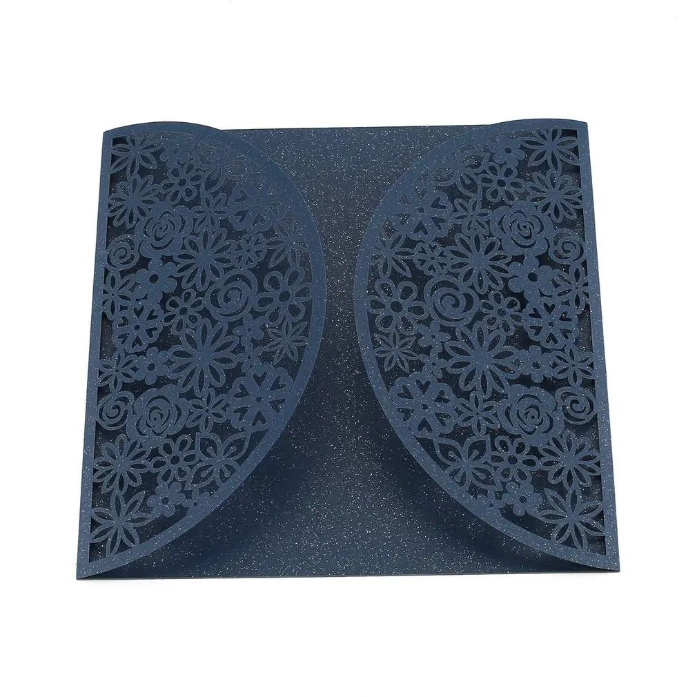 Складная Изысканная Обложка для пригласительных открыток с принтом жениха и