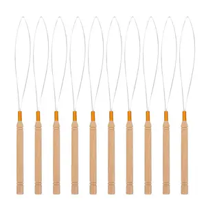 Нитевдеватель для волос крюк-удлинитель, с железной проволокой, 1012 шт.