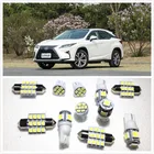 Комплект из 11 белых светодиодный ных фонарей, интерьерный купол 10 и 31 мм для Lexus RX450h CT200h ES300h LS460 LS600h LX570 RX350 2000-2019