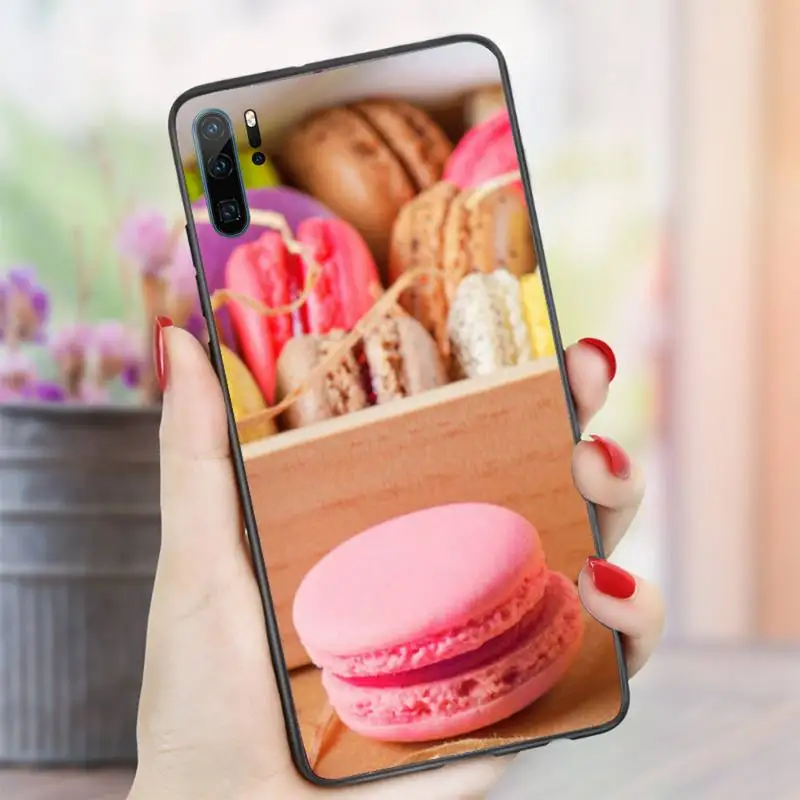 

ice cream delicious Macaron Food Phone Case For Huawei honor Mate P 10 20 30 40 i 9 8 pro x Lite smart 2019 nova 5t