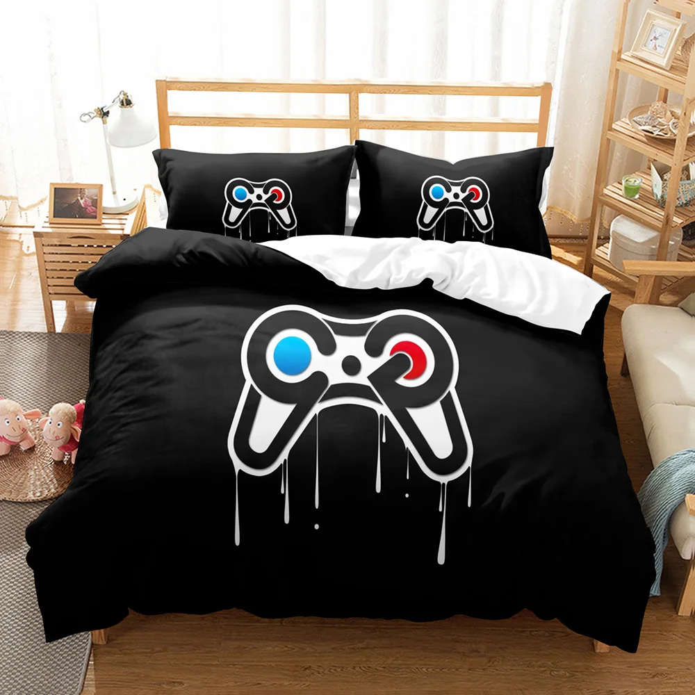 

3D Video Game Bed Sets for Boys Gamer Comforter Gaming Themed Bedroom Decor Game Bedding Set Home Textile YXSB-12