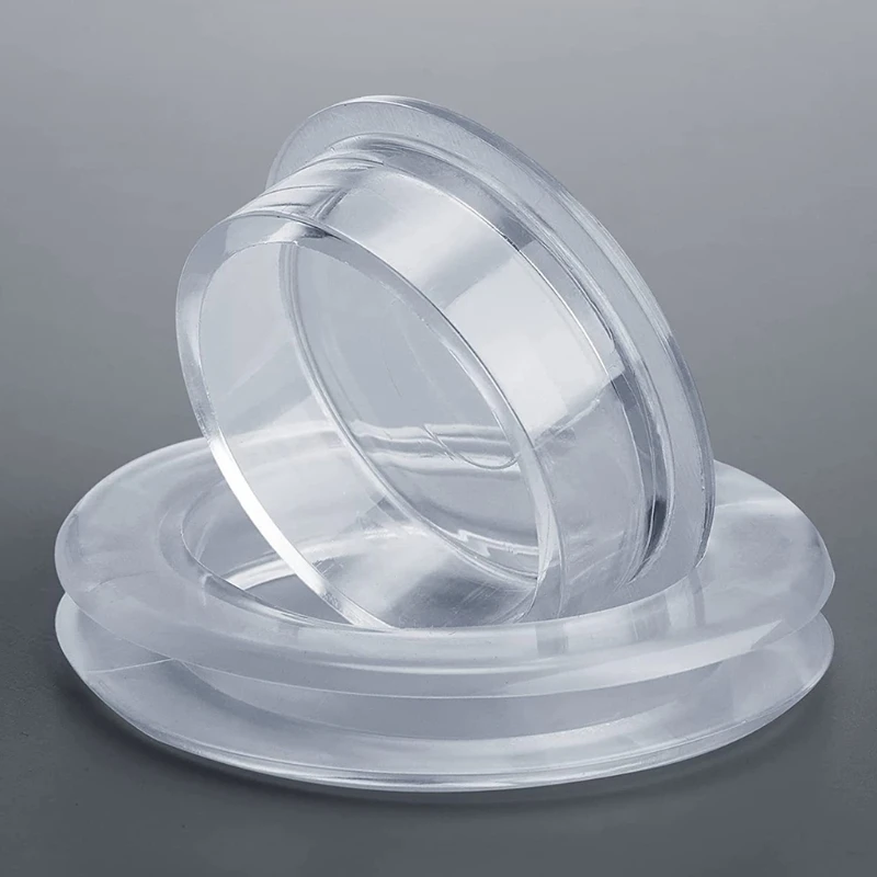 Patio Parasol Umbrella Hole Ring Plug Set Table Cover Insert for Cafe Bar Terraces 2-Inch (Transparent) | Строительство и ремонт