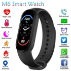 Смарт-браслет M6 для мужчин и женщин, смарт-часы с пульсометром, фитнес-трекером, спортивный браслет для смарт-часов Apple, Xiaomi, Android