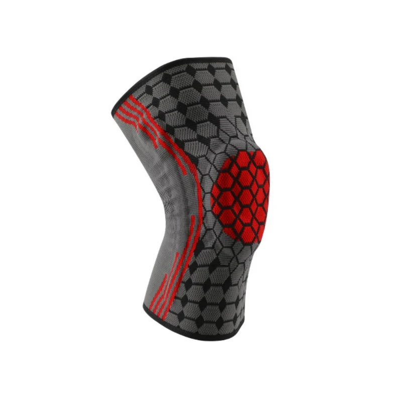 

1PC Sports Kneepad Brace Silicone Spring Knee Pad Fitness Gear Basketball Volleyball Brace Protector