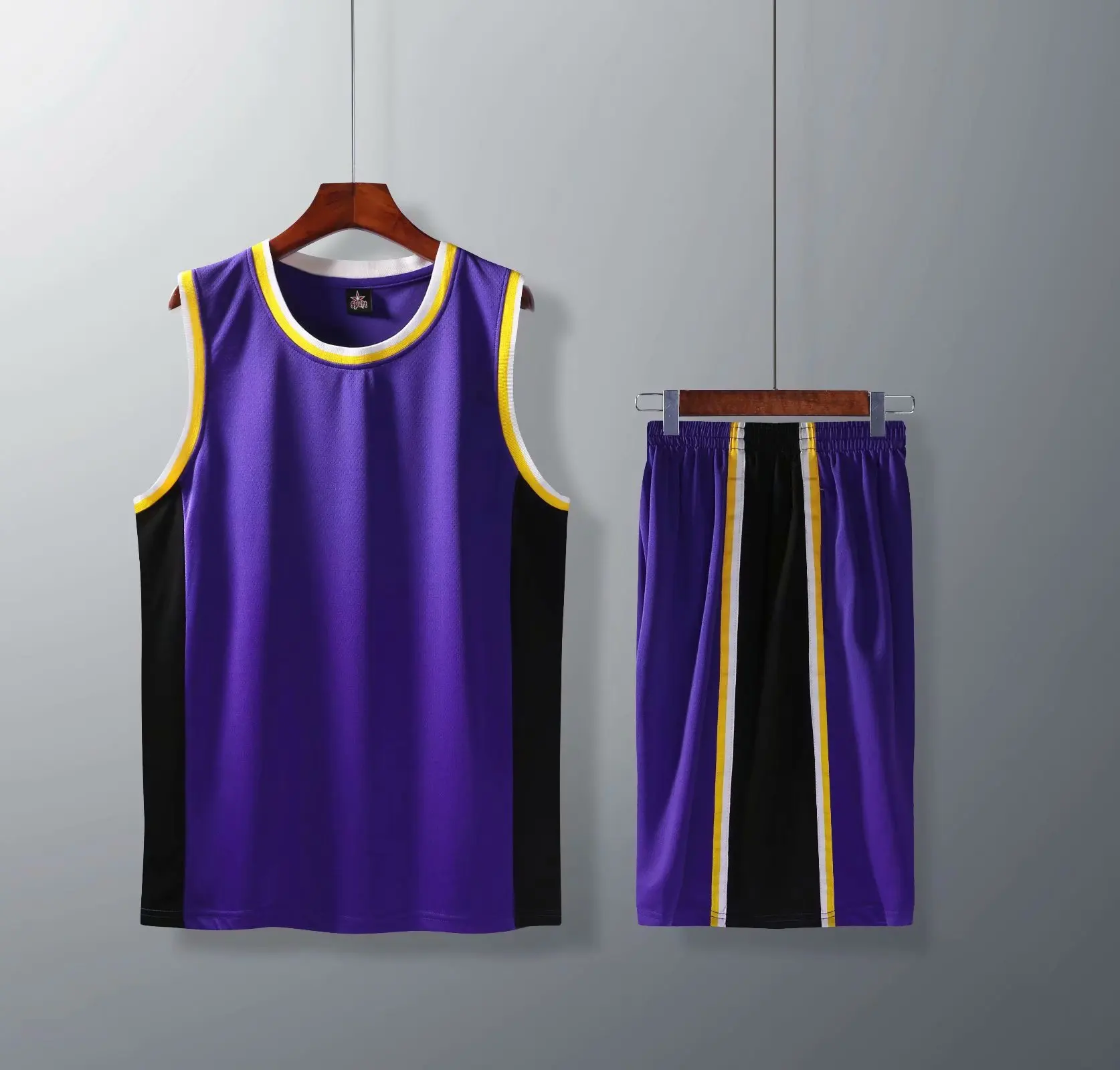 18-19 стиль Lakers NBA костюм для баскетбола спортивная одежда индивидуальные персонажи игры Джерси T