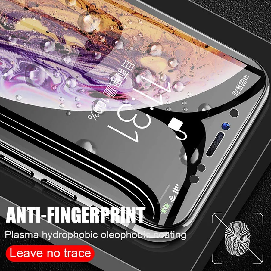 3 шт. Передняя Гидрогелевая пленка для iPhone 12 mini 11 Pro Max SE 2020 мягкая на X XR XS защита