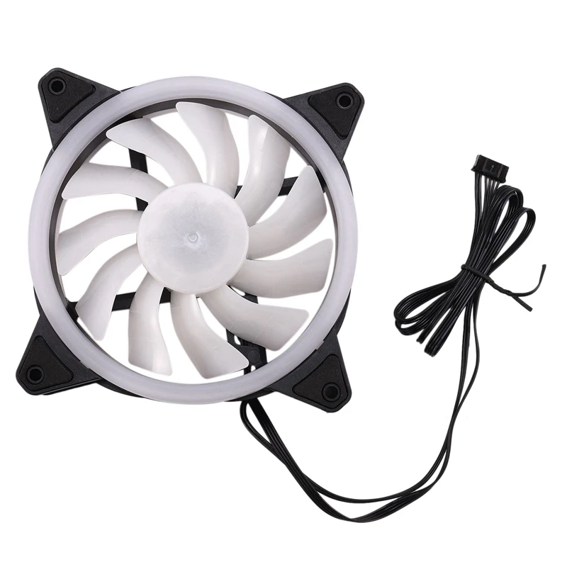 

Computer PC Case Fan RGB Adjust LED Fan Quiet Remote Computer Cooler Cooling RGB Case Fans (8PCS+1 Controller)